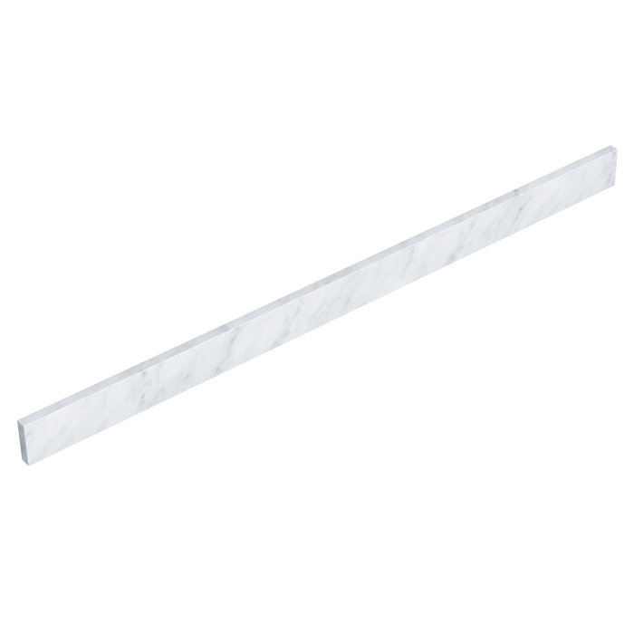 Wyndham Collection Replacement 48 Inch Backsplash in White Carrara